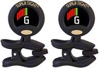 Guitar Tuner Digital Precision 2-pack Metronome Pitch Calibration Compact