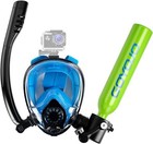 Mini 0 5l 6-10mins Scuba Diving Lung Tank With Snorkeling Mask Cylinder System