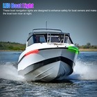 Red Green Submersible Navigation Light 12v Waterproof Marine Boat Bow Led Strips