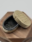 Antique Oriental Chinese Paktong Baitong Brass Copper Scholar   s Ink Box