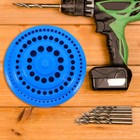  Drill Bit Grinding Head Storage Box Small Toolbox Hole Organizer