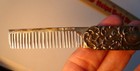 Rare Vtg Reo Sterling Silver Reproduction Of Victorian Folding Cherub Baby Comb