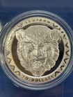 2019 Sierra Leone Big 5 Leopard  20 2oz Silver High Relief W  Display Case
