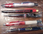 Lot 5 Heavy Metal   Plastic Pharmaceutical Drug Rep Pens  Medical  Mint Cond 