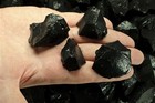3 Pounds Of Black Jasper Rough - A Grade - Cabbing  Tumble Rocks  Reiki