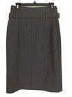 Gunex Gray High Waist Wool Skirt W  Belt Size 42it Us6 Small Brunello Cucinelli