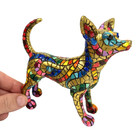 Barcino Carnival Chihuahua Figurine Hand Painted Mosaic