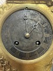 Antique French Early 19th Century Gilded Bronze Mantel Clock Antique    spartacus   