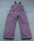 Berne Overalls Womens Large Purple Double Knee Bib Duck Insulated Utility Wb515