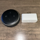 Amazon Echo Dot 3rd Gen Smart Speaker Alexa Black C78mp8 No Cord  W  Amazon Plug