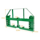 4000lbs Pallet Fork Frame For John Deere Loader Skid Steer For 2  Receiver Hitch
