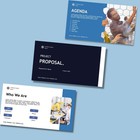 Modern Project Proposal Powerpoint Template   Business Pitch Deck  digital 