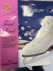 American Athletic Figure Skates White Size 8 Ladies522 New Open Box Tricot Lined