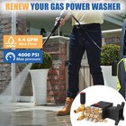 High Pressure Washing Pump 4000psi 4 4gpm 1  Compatible With Honda Gx340 390 27
