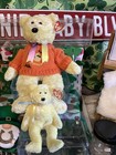 Ty Beanie Baby And Buddy Set Of 2    sherbet    Light Yellow Teddy Bears