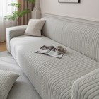 Jacquard Sofa Slipcover Full Coverage Elastic Sofa Couch Cover Soft For Kids Pet