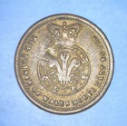 1874 Prince Of Wales Nw-0870 Model Half Sovereign Whist Counter -  28046713     