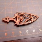 Antique Small Sad Iron Trivet Stand Victorian Style Primitive 
