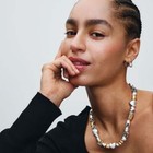 Brand New Pandora Moments Heart Clasp Snake Chain Necklace With Gift Box
