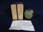 Sasada Hitoshi Hatsuhana Katatsuki Chaire Tea Caddy Shifuku W box-nt811