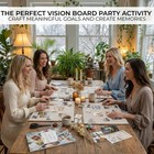 Inspirational Vision Board Kit     Complete Set With Vision Board Book   Felt B   