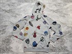 Ultra Game Nba Team Logos Pullover Hoodie Mens Sz M Gray Fleece Pullover Sweater