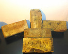 Authentic Historic Chicago Common Stamped Bricks - Whole   Half Pieces