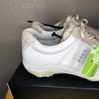 Ecco Women s White Beige Leather Soft Spike Golf Shoes Size 39 Eur Us 8 - 8 5