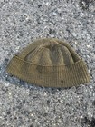 Wwii Mechanics Watch Cap A4 Military Army Green Olive Rare Solid