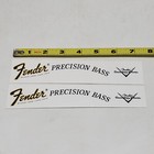Fender Precision Bass Waterslide Guitar Headstock Decals With Cs Logo  set Of 2 