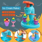 3-in-1 Color Dough Set For Kids Ice Cream  Noodle  Hamburger Play Kit