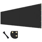 4  5  6  8  Privacy Fence Screen Garden Yard Windscreen Mesh Shade Cover Black