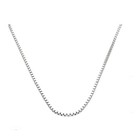 Genuine 925 Sterling Silver Tarnish-free 16    32inch Italian Box Chain Necklace