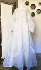 Us Vtg 60s Bridal Originals Angel Hippie Lace Wedding Gown Empire Fit   Flair M