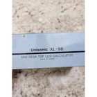 Unisonic Xl 98 Mini Desk Top Lcd Calculator  Vintage Electronic Calculator