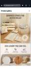 Dakini Acupressure Mat   Pillow Set W  Carry Bag Pain Relief Portable Beige