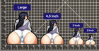 Hinata Hyuga Naruto Sticker Decal -booty- 4 Different Sizes