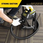Stanley 4 Gallon Wet Dry Vacuum  4 Peak Hp Stainless Steel 3 In 1