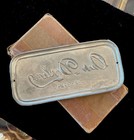 Vintage Parsons    Casket Hardware Co  Our Darling Nickel Casket Name Plate In Box