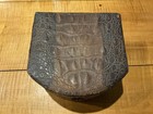 Antique Victorian Collar   Cuff Box Alligator Skin Genuine Crocodile Leather
