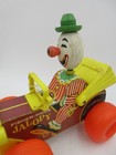 Vintage 1960 s Fisher Price  724 Jolly Jalopy Pull Toy Free Shipping