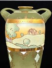 Antique Nippon Coralene Porcelain Vase
