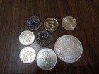 Vintage Coins And Tokens Lot Of 7 Decent Condition Collectable Rare Unique Htf 