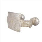 Tuareg Large Aluminum Bracelet With Knobs Mali