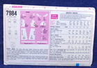 Vintage Simplicity Pattern 7984 1960s High Neck Belted Dress 32 5  Bust