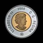 Canada  2008  2 Dollars  Silver - Qeii  Polar Bear  Gilt Toonie Frosted Proof 4