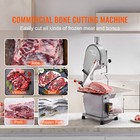1100w Commercial Meat Bone Cutting Machine Meat Cutter Electric Bandsaw Machine