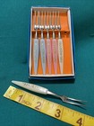 Vintage Mcm Souvenir Yellowstone Cocktail Forks - Little Forks - Japan