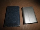 2 Neat Old  Promotional Still Banks  R c  Can Co    A Leather Covered One