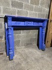   Antique Carved Walnut Fireplace Mantel   60 X 48   Architectural Salvage